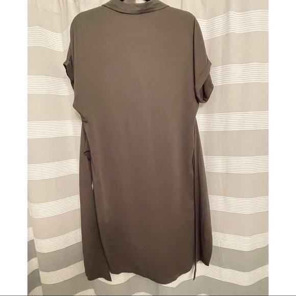 Soft and silky tie-up/button-up dress - Size Small - Picture 5 of 5